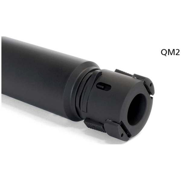 Ase Utra - Schalldämpfer / DUAL556-S-BL Gen2 / Ohne Flashhider / DUAL SHORT / Black - Image 3