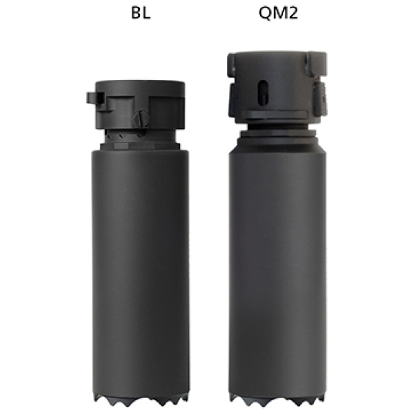 Ase Utra - Schalldämpfer / DUAL556-S-BL Gen2 / Ohne Flashhider / DUAL SHORT / Black - Image 2