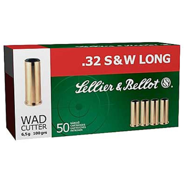 Sellier&Bellot - .32 S&W long / Wadcutter / 6.5 g / 100 gr