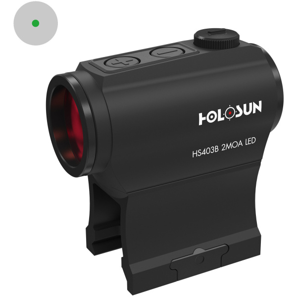 Holosun - HES403B- GR Microdot Rotpunktvisier mit 2MOA Punkt Absehen - Image 2