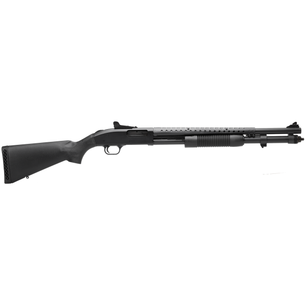 Mossberg - Pumpflinte 590A1 / Kal. 12/76 / 20 / 9-Schuss / Ghostring / SpeedFeed-Schaft