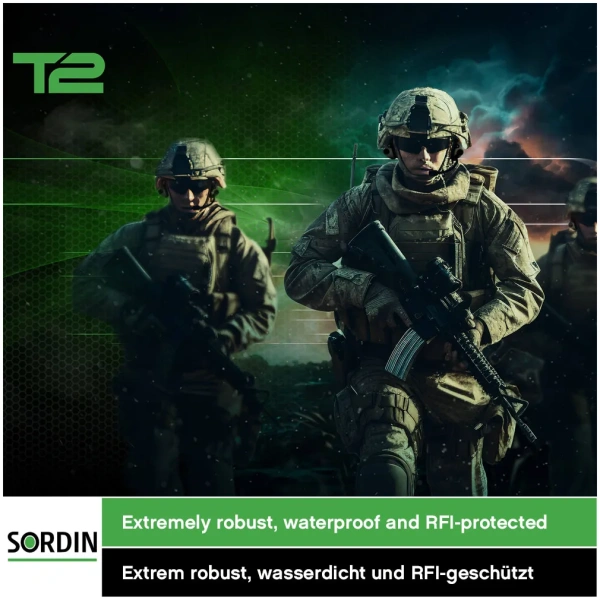 Sordin - Supreme T2 Kapsel-Gehörschutz aktiv mit Textil-Kopfband - Image 7