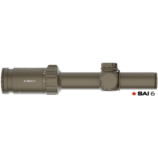 SAI Optics - SAI 6 1-6x24mm / matte flat dark earth / 5.56mm Ballistic Reticle