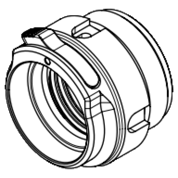 B&T - QDM Adapter für PRINT-X Schalldämpfer / HUB Schnittstelle 1.375-24 / QD Schnittstelle zu Mars Feuerscheindämpfer