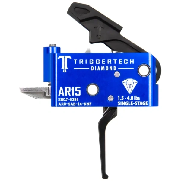 TriggerTech - AR15 / Single Stage / Black AR Diamond Flat / AR0-SAB-14-NNF