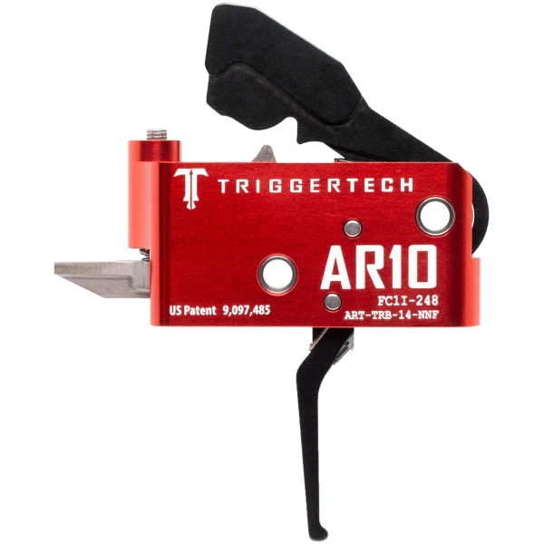 TriggerTech - AR10 / Two Stage / Black Diamond Flat / ART-TRB-14-NNF