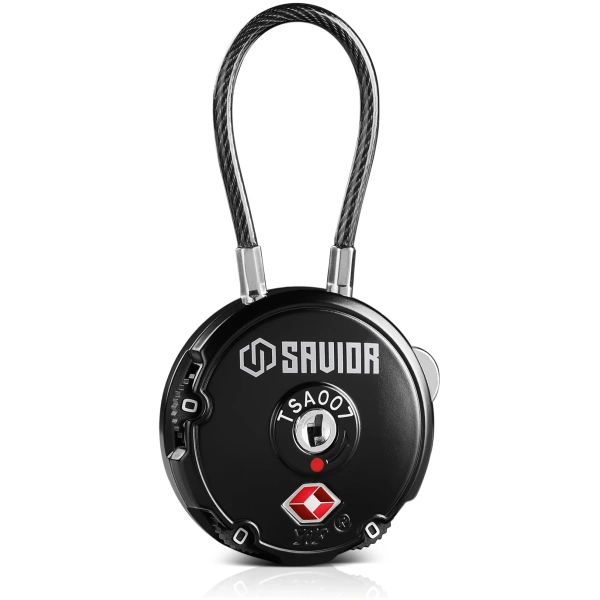 Savior - 3-Digit Cable Lock / black