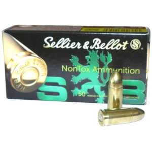 Sellier & Bellot - 9 mm Para 8.0 g 124 gr TFMJ-Non Tox