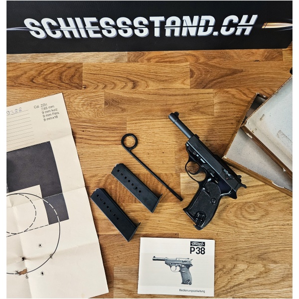 Walther - Pistole / P38 / 9mm / Occ. / Neuwertig mit Zubehör - Image 4