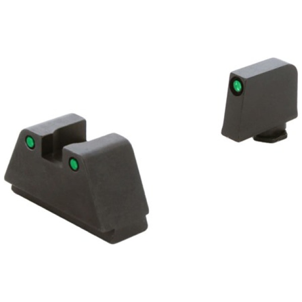 AMERIGLO - 2XL OPT COMP 3DOT SIGHTS TRIT/BLK OL .350F/.429R / FOR GLOCK
