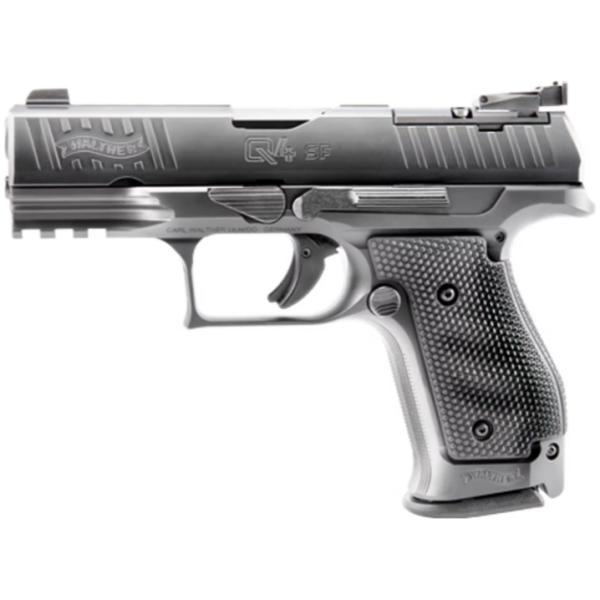 Walther - Pistole / Q4 Steel Frame OR / 9mm Para / Optic Ready / Stahlgriffstück