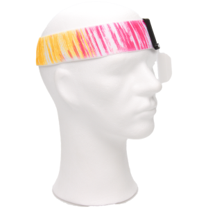 ahg - 318 Stirnband / mit Gelenkaugenblende / Schwarz-Weiss