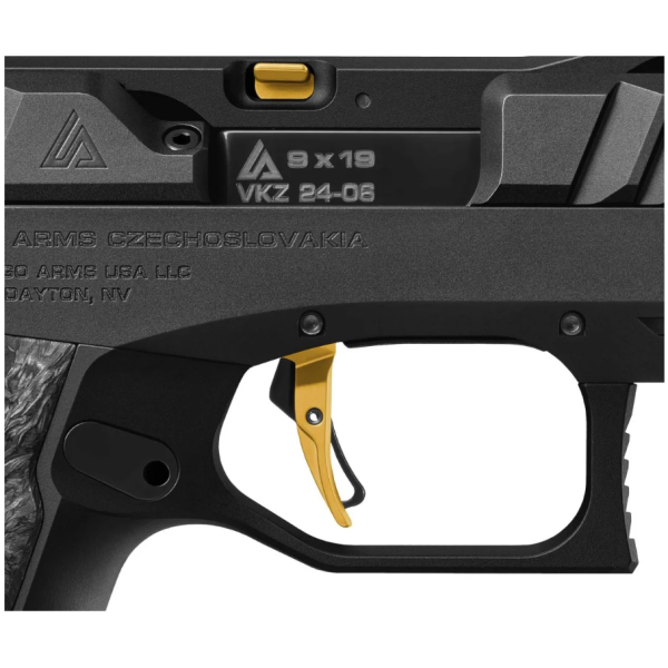 Laugo Arms - Pistole / Alien Remus First Edition Full kit / LE500 / 9mm Para / Black/Gold - Image 4