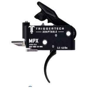TriggerTech - SIG MPX / Two Stage / Black Adaptable Curved / ARP-TBB-36-NNC