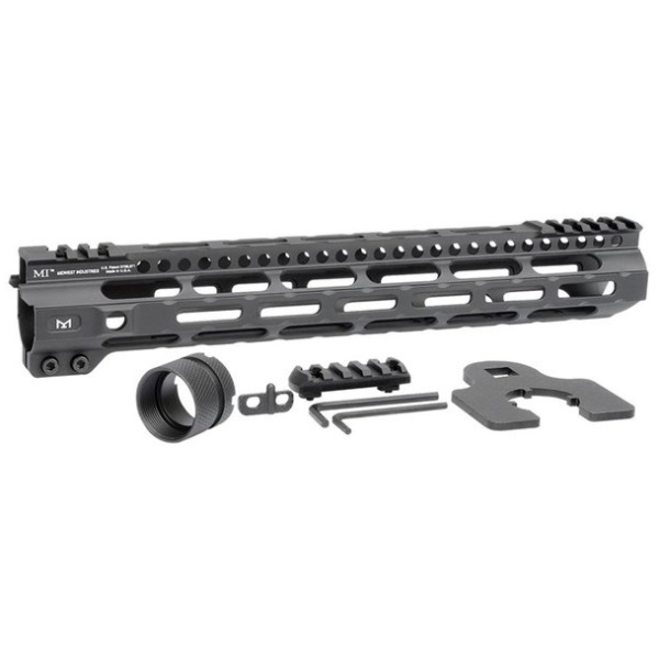 MIDWEST INDUSTRIES - 12.625 LIGHTWEIGHT HANDGUARD / BLACK / M-LOK