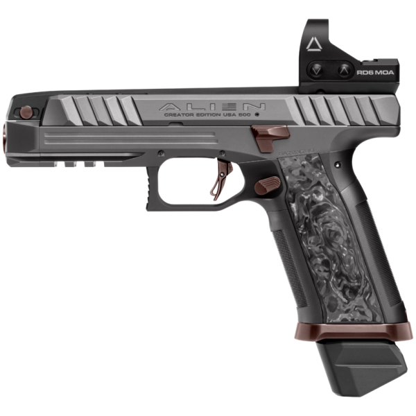 Laugo Arms - Pistole / Alien Creator Komplettset / Limited Edition / 500 Roségold / 9mm / Occ