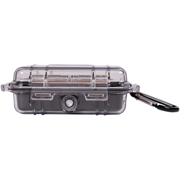 PELI™ - MicroCase 1010 / transparent mit schwarzer Auskleidung / ohne Schaum – Bild 4