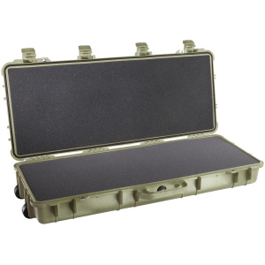 PELI™ - Case 1700 / grün / mit Schaum / mit Rollen