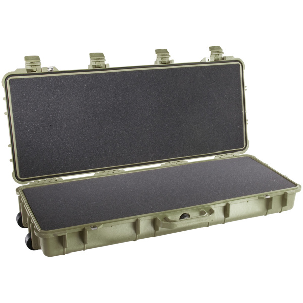 PELI™ - Case 1700 / grün / mit Schaum / mit Rollen